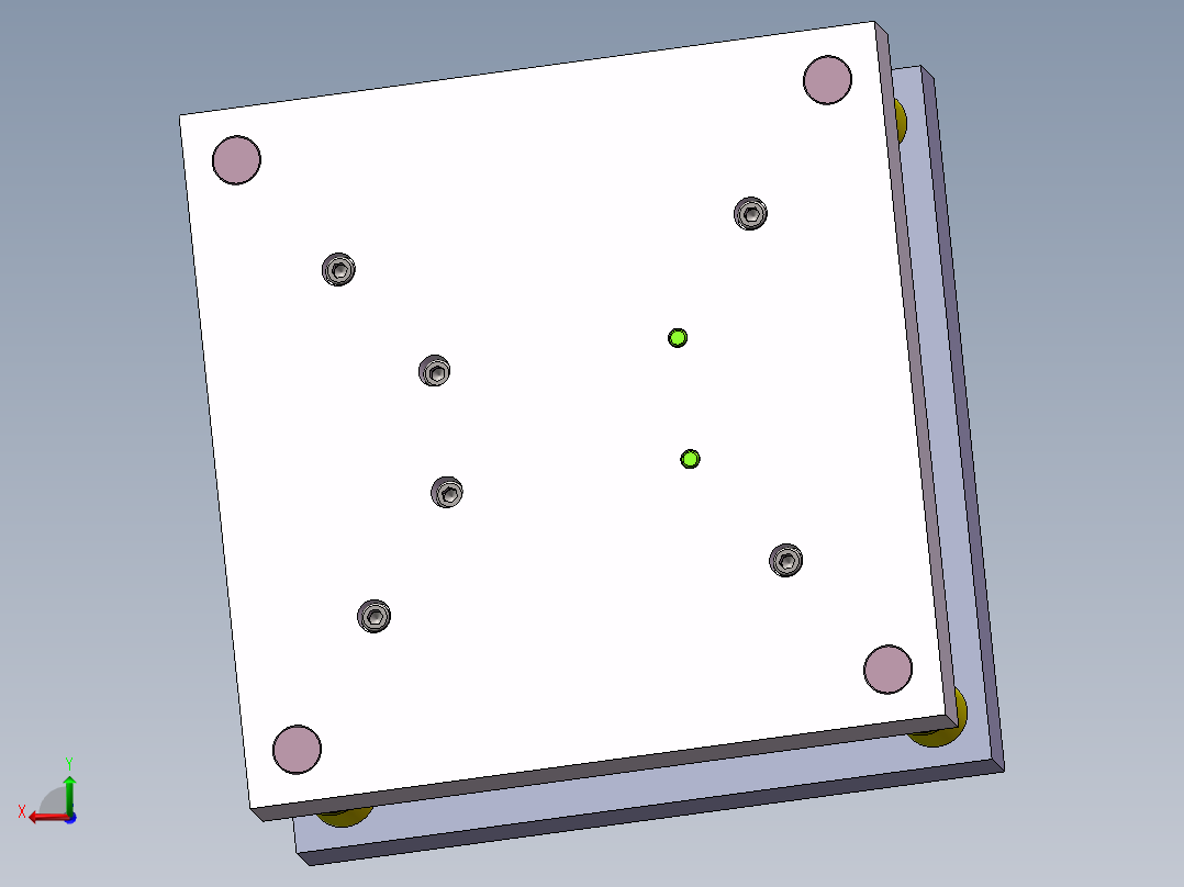 汽车减震器转向节托架（全部结清）后视图
