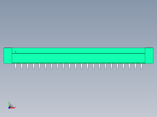 DEGSON 15EDG（公头） 3.5mm 螺钉锁紧，插拔式接线端子 FullPack-15EDGVM-3.5-22P-14-00AH前视缩略图
