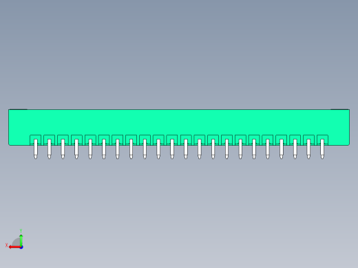 DEGSON 15EDG（公头） 3.5mm 螺钉锁紧，插拔式接线端子 FullPack-15EDGVM-3.5-22P-14-00AH后视缩略图