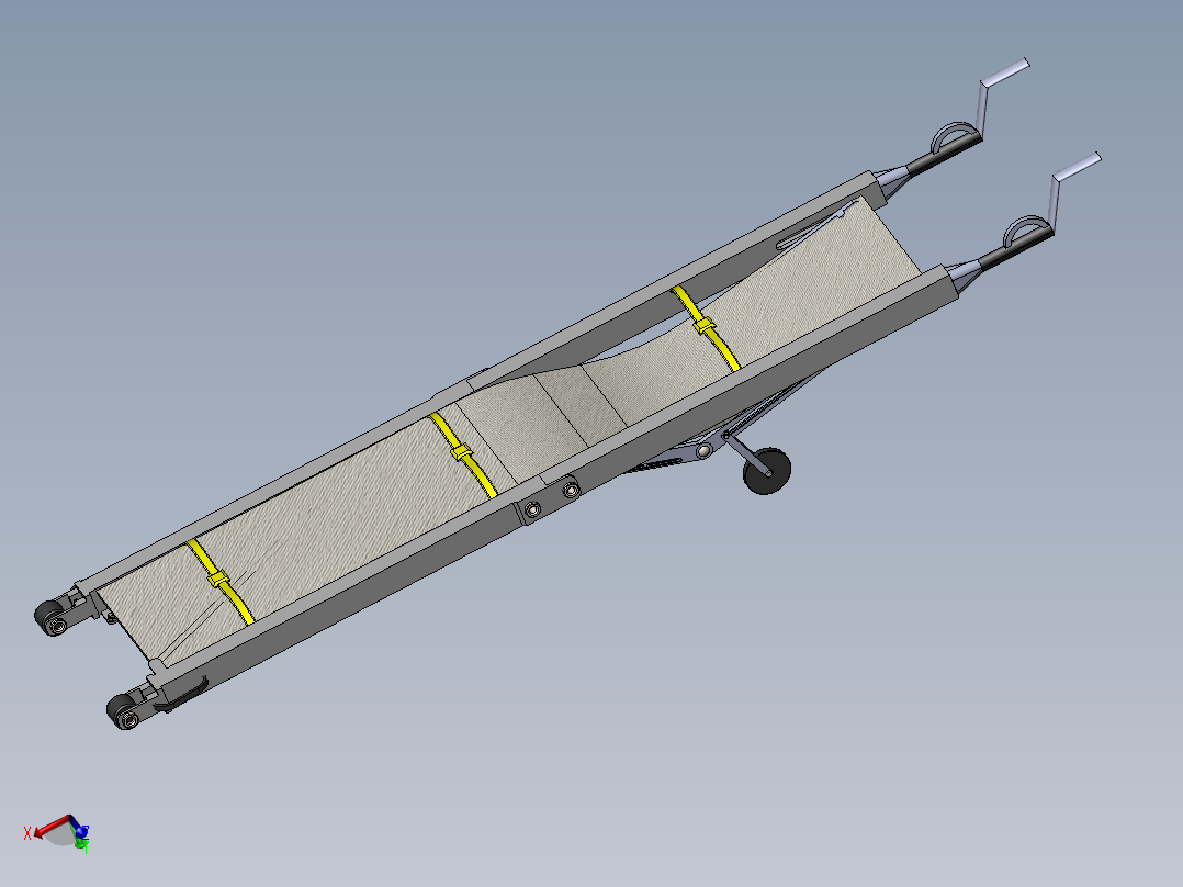 可以折叠成拉杆包可折叠机构