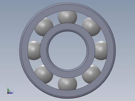 滚珠轴承-SKF BALL BEARING 619-6 6x15x5左视缩略图