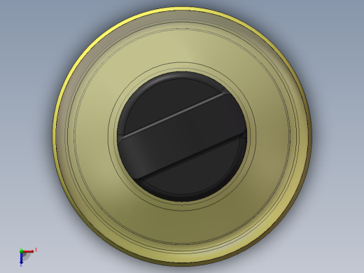 玻璃水杯模型俯视缩略图