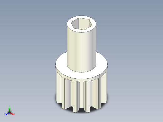 型材-BR PINION 3842501576正等轴测缩略图