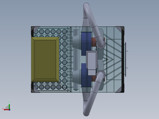 风选机 3D模型后视缩略图