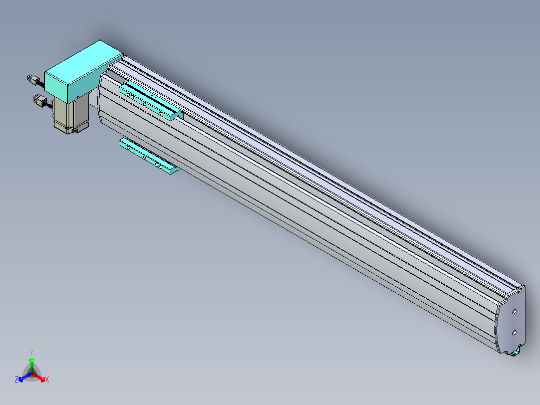 威洛博VBF同步带传动一般环境VBF14-L45-S800-BRU-ZP40-C3主视图