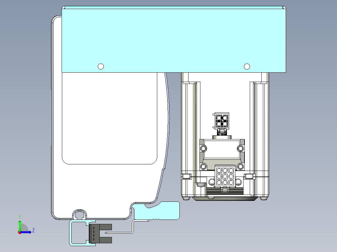 威洛博VBF同步带传动一般环境VBF14-L45-S800-BRU-ZP40-C3左视图