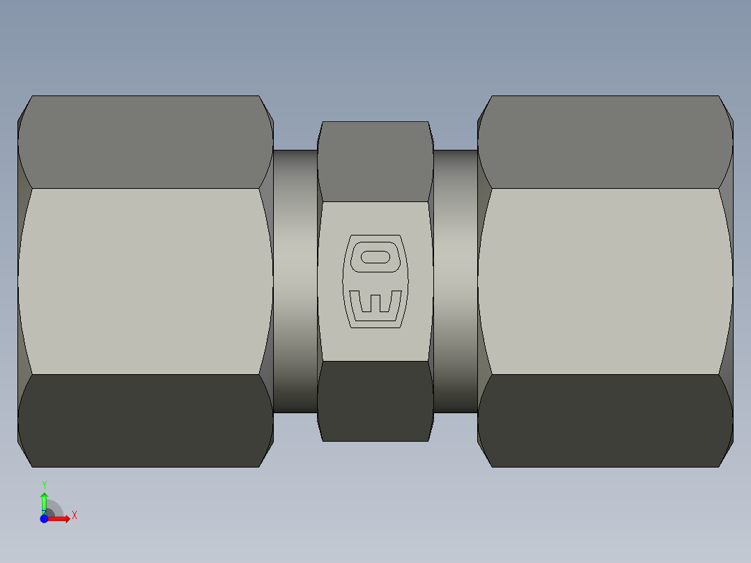 卡套式工业通用硬管接头EO Union G10SCF前视图