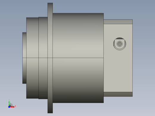斜齿PHF060-L1 14-50-70-M4-5B.STEP前视缩略图