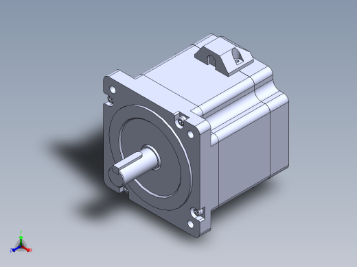 雷赛步进电机86CM45-0-I14正等轴测缩略图