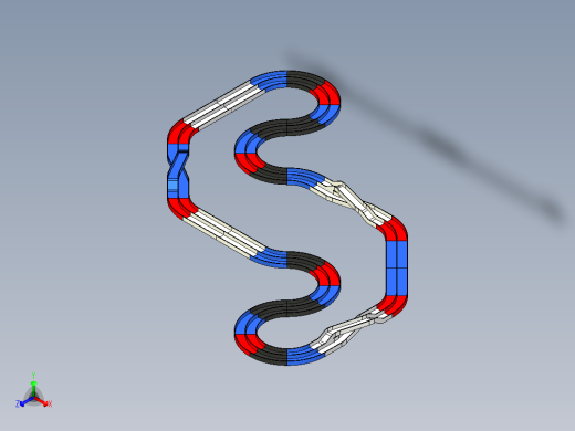 四驱车跑道9正等轴测缩略图