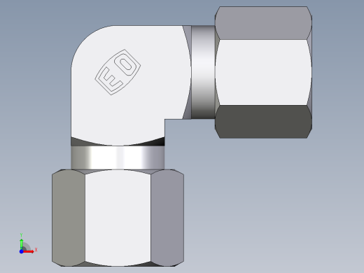 卡套式工业通用硬管接头EO_Union_elbow_W08LCF前视缩略图