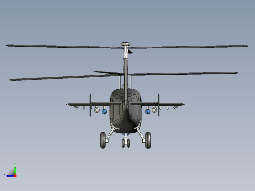 Ka-52攻击直升机的双座变型---格式为：STL STP右视缩略图