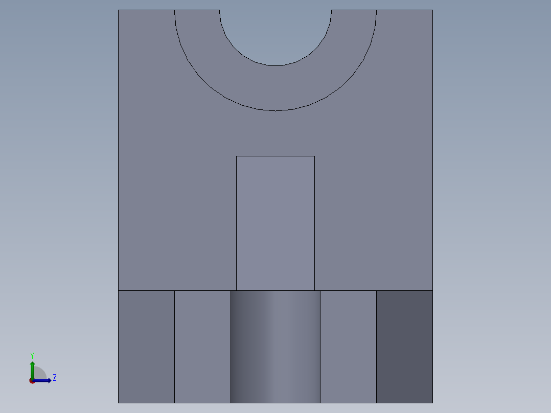 机械零件图8左视图