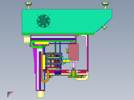 硅片自动堆叠插片机俯视缩略图