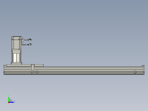 东锦齿条传动DH175G-L167-S800-BU-减速机+750W左视缩略图