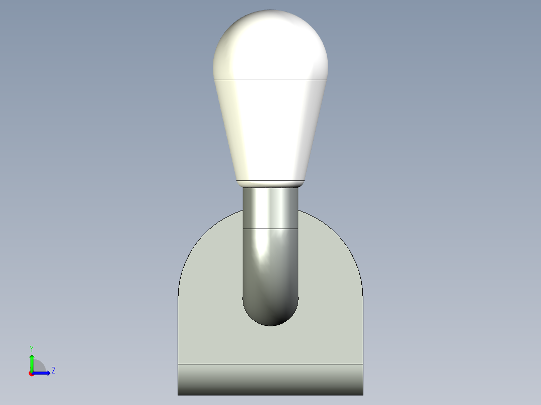 滑动弹簧插销左视图