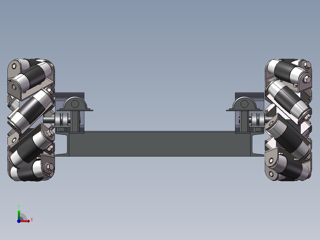 麦克纳姆轮平板3D图纸 IGS格式