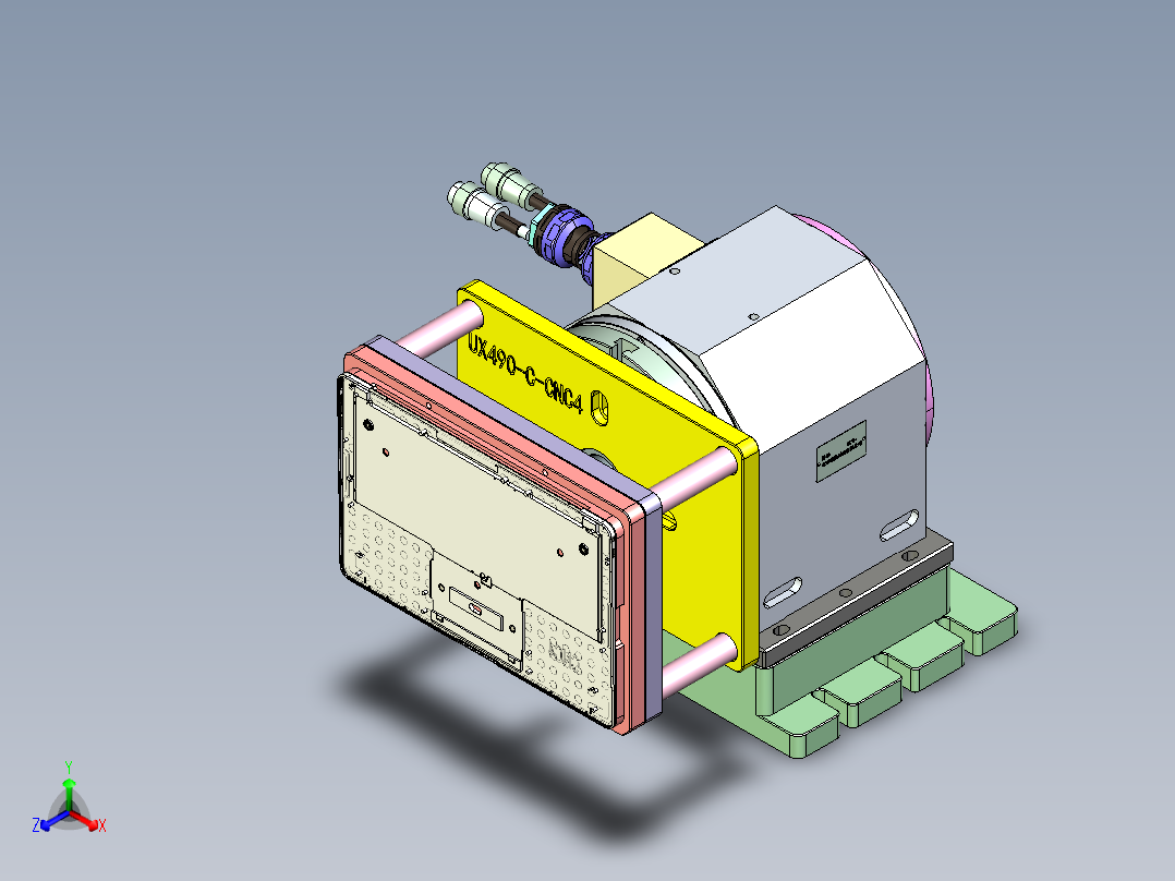 UX490-C-CNC4-0920正等轴测图