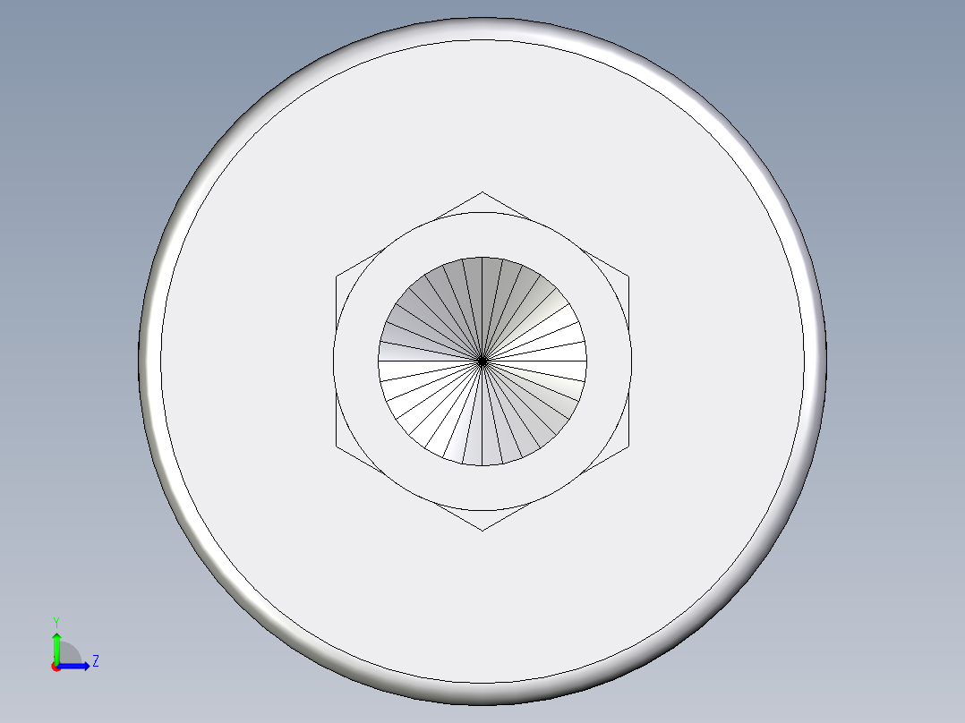 卡套式工业通用硬管接头EO_Blanking_plug_for_ports_VSTI33x2EDCF左视图