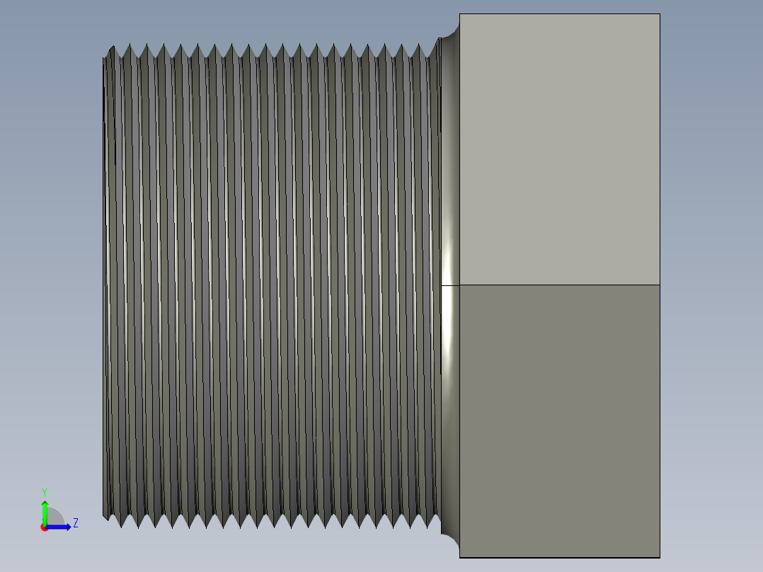 管件接头、螺纹接头、三通(15)左视图