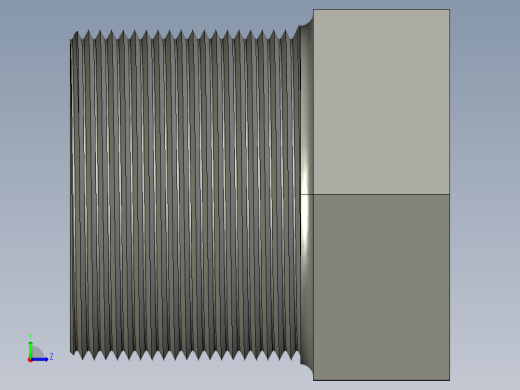 管件接头、螺纹接头、三通(15)左视缩略图