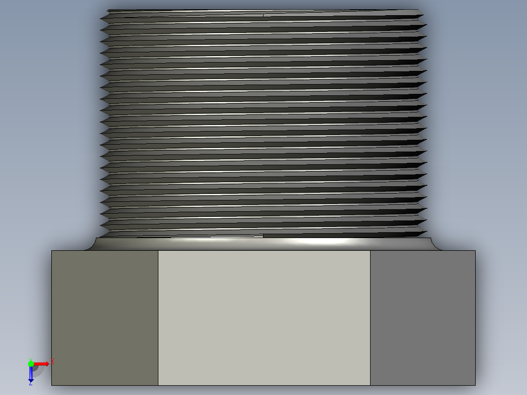 管件接头、螺纹接头、三通(15)俯视图