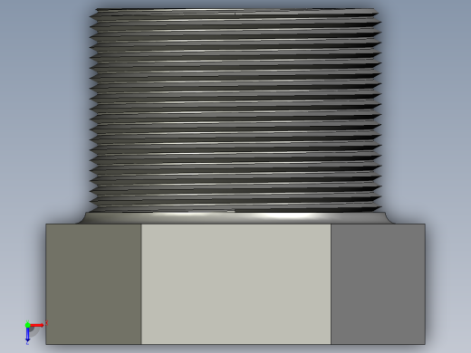 管件接头、螺纹接头、三通(15)俯视缩略图