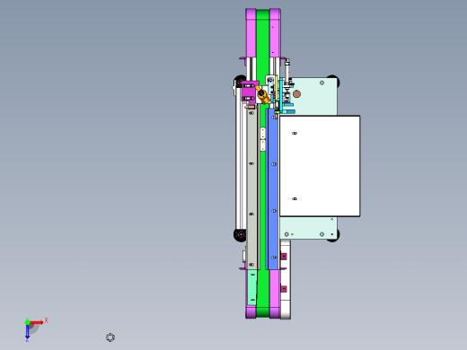 输送线式锁螺丝机step俯视缩略图