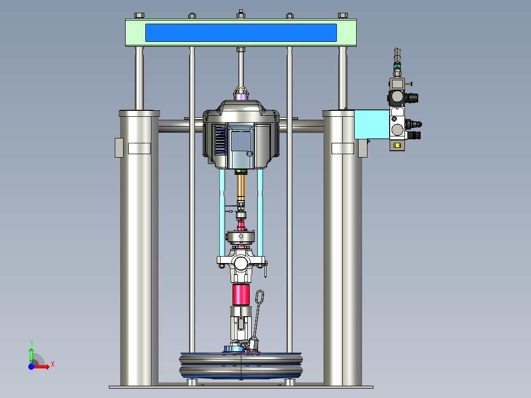 固瑞克涂胶泵igs前视图