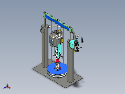固瑞克涂胶泵igs正等轴测缩略图
