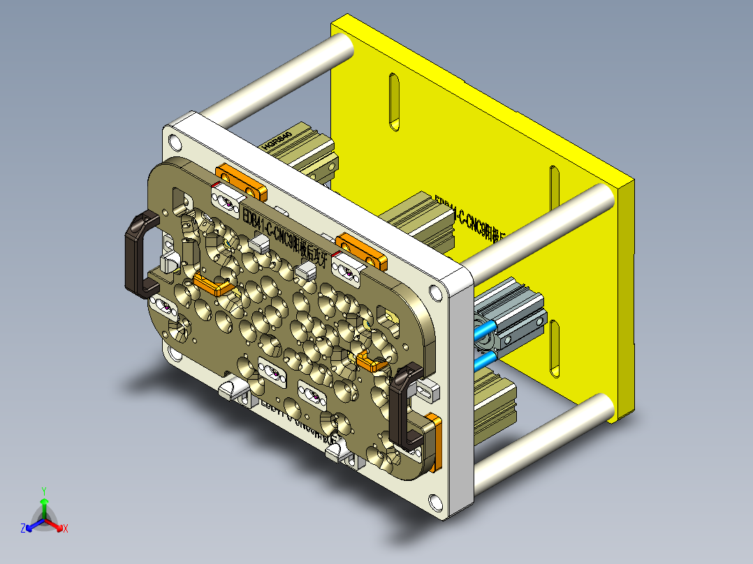 EDB41-C笔记本CNC工装夹具三维模型-CNC9-191113正等轴测图