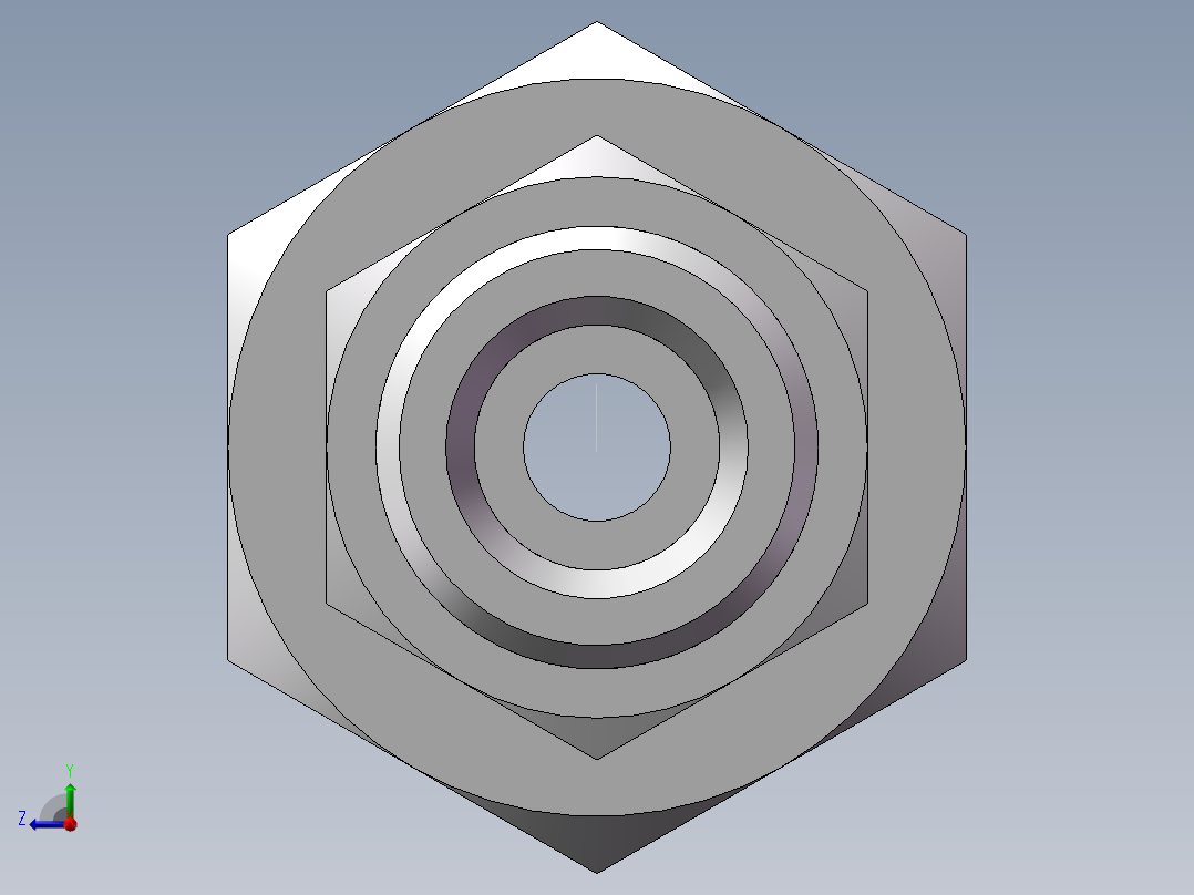 直通变径接头、2D-18-24右视图