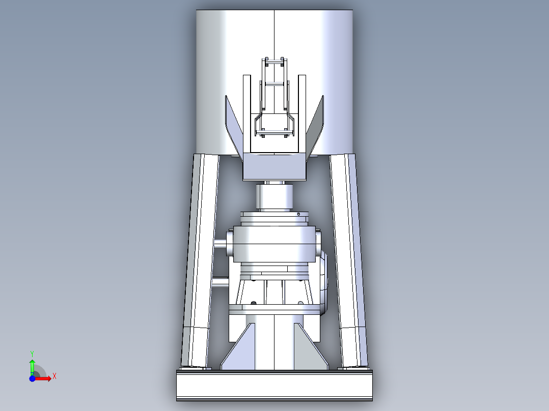 B3003269-批次砂混合器 100Kg前视图