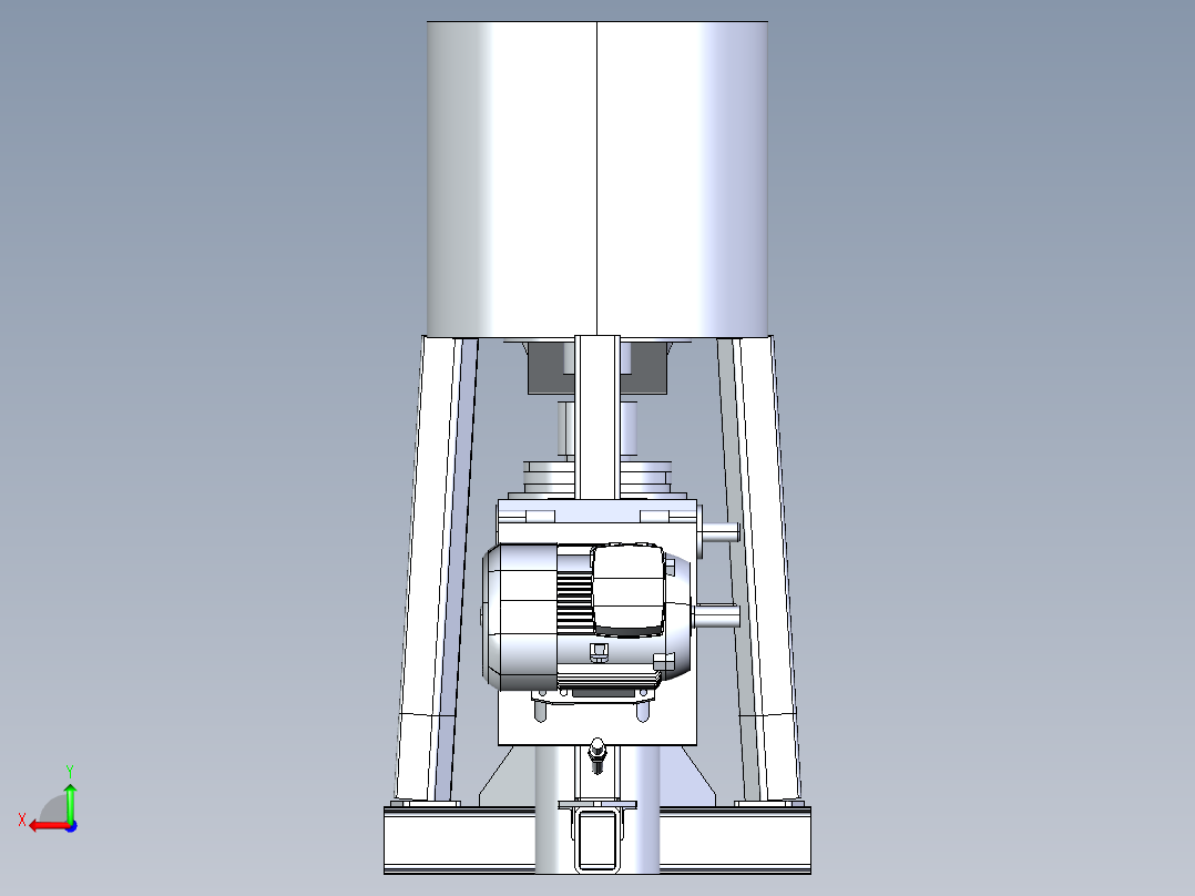 B3003269-批次砂混合器 100Kg后视图