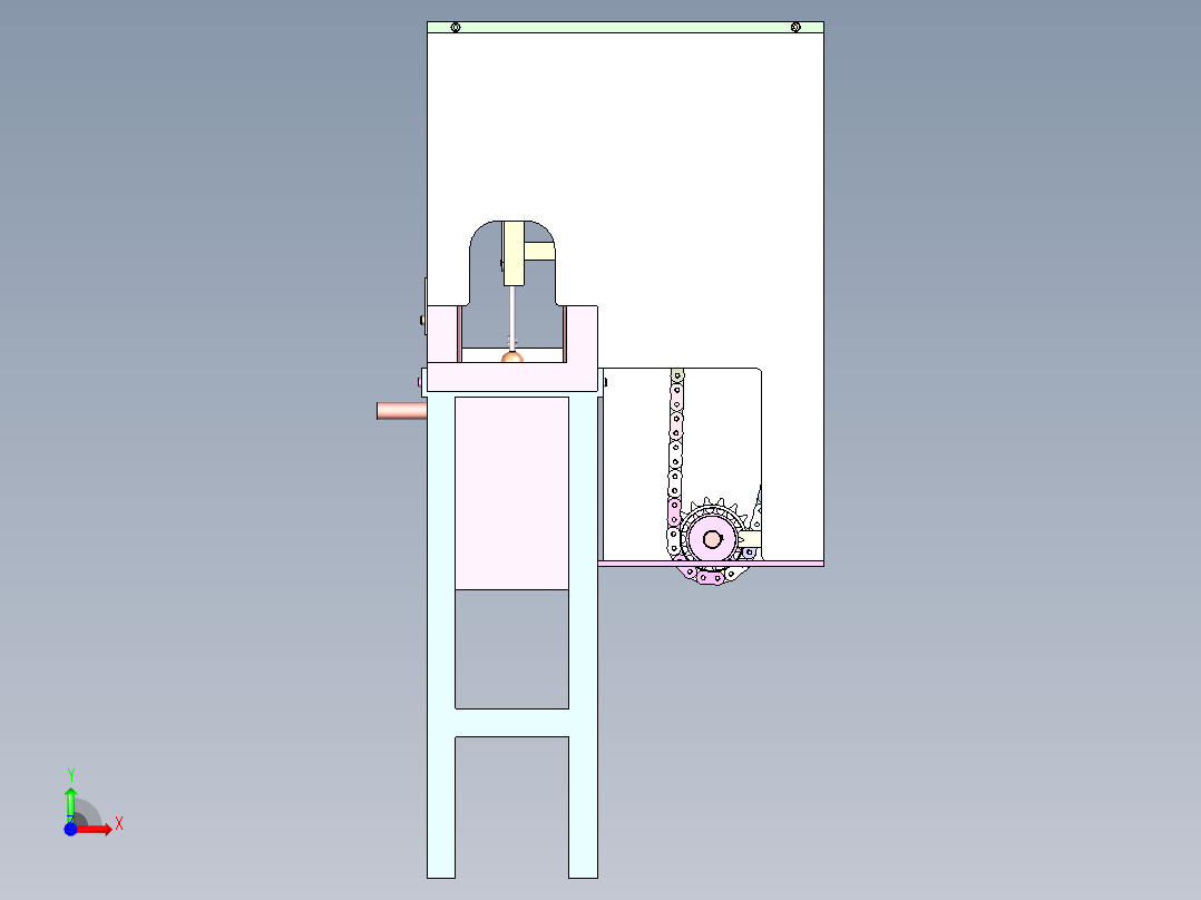 BD-450 烘焙月饼自动压模成型机前视图