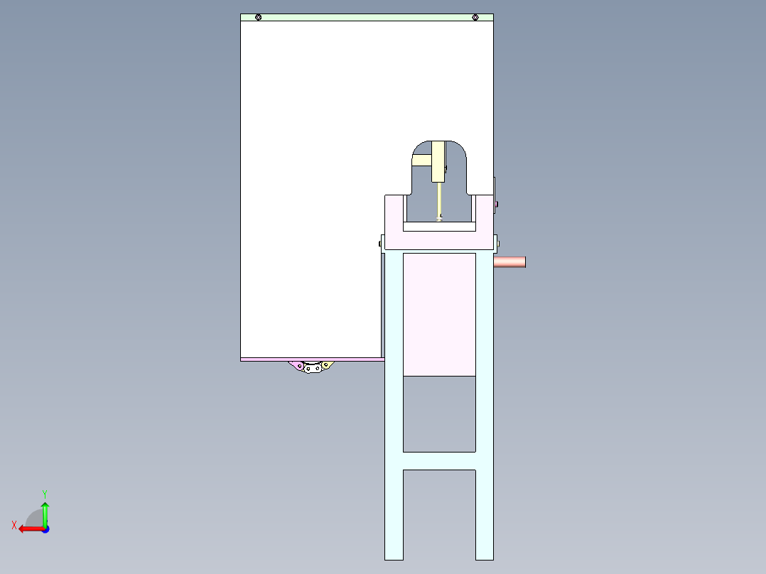 BD-450 烘焙月饼自动压模成型机后视图