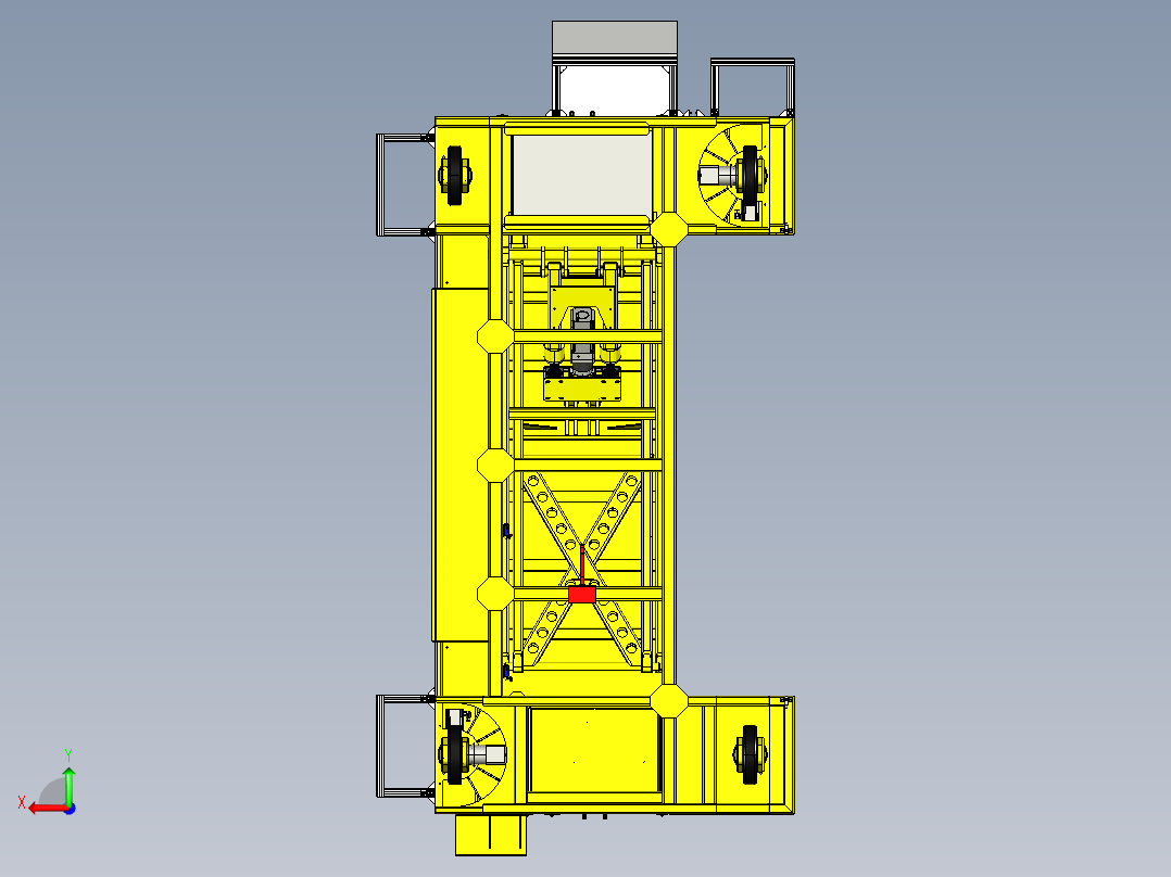剪叉式升降机 、升降机(49)后视图