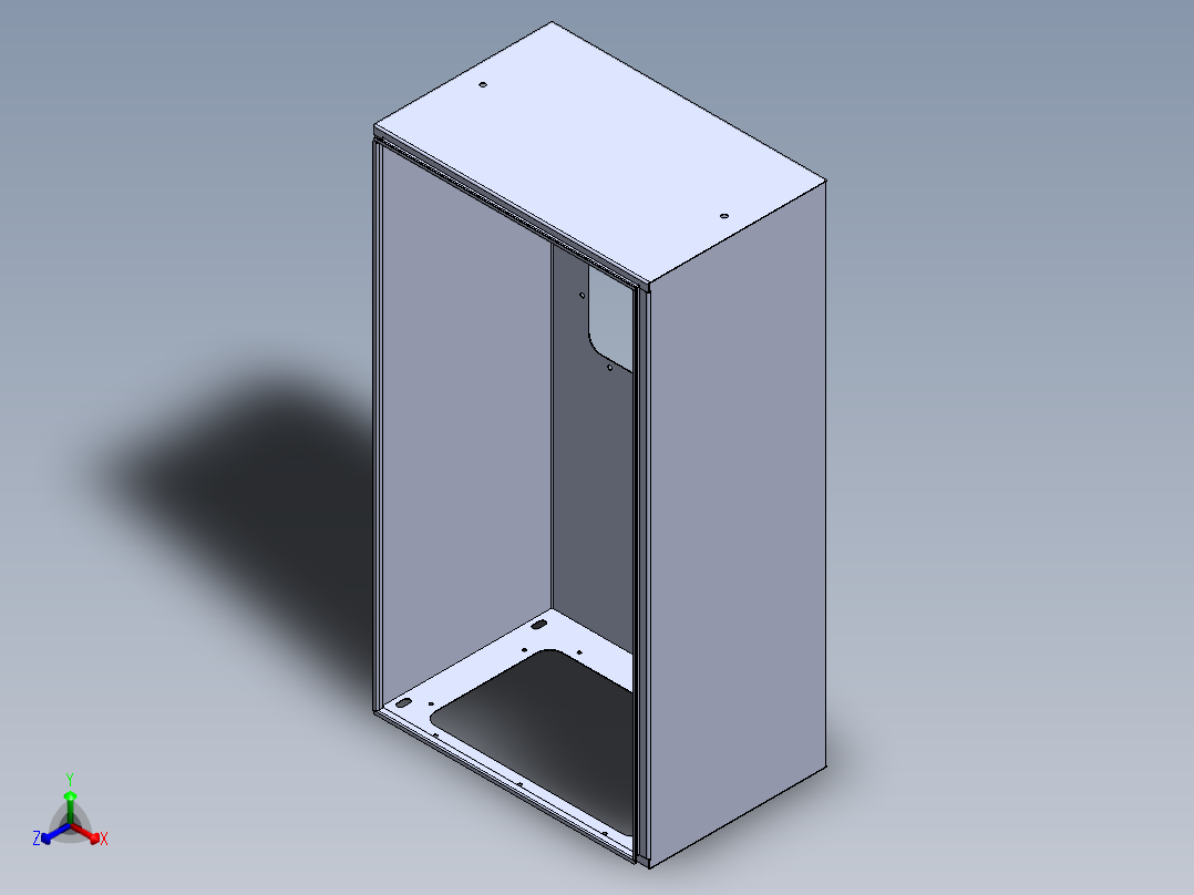 控制板正等轴测图