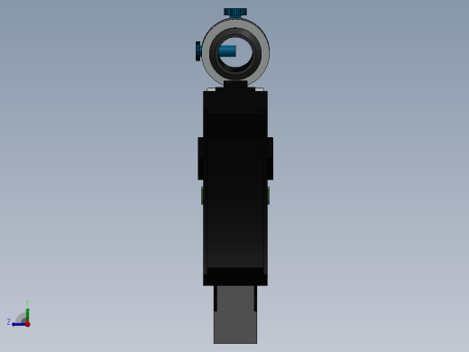 科幻重型狙击枪3D模型右视缩略图