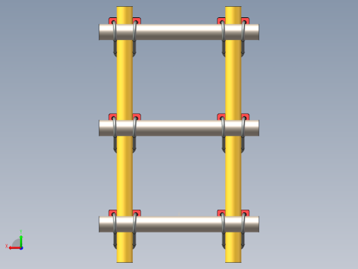 钢管梯子后视缩略图