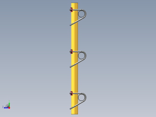 钢管梯子右视缩略图