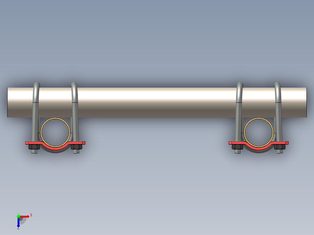 钢管梯子俯视图