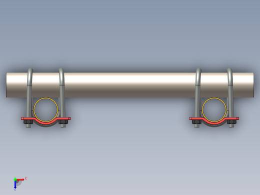 钢管梯子俯视缩略图