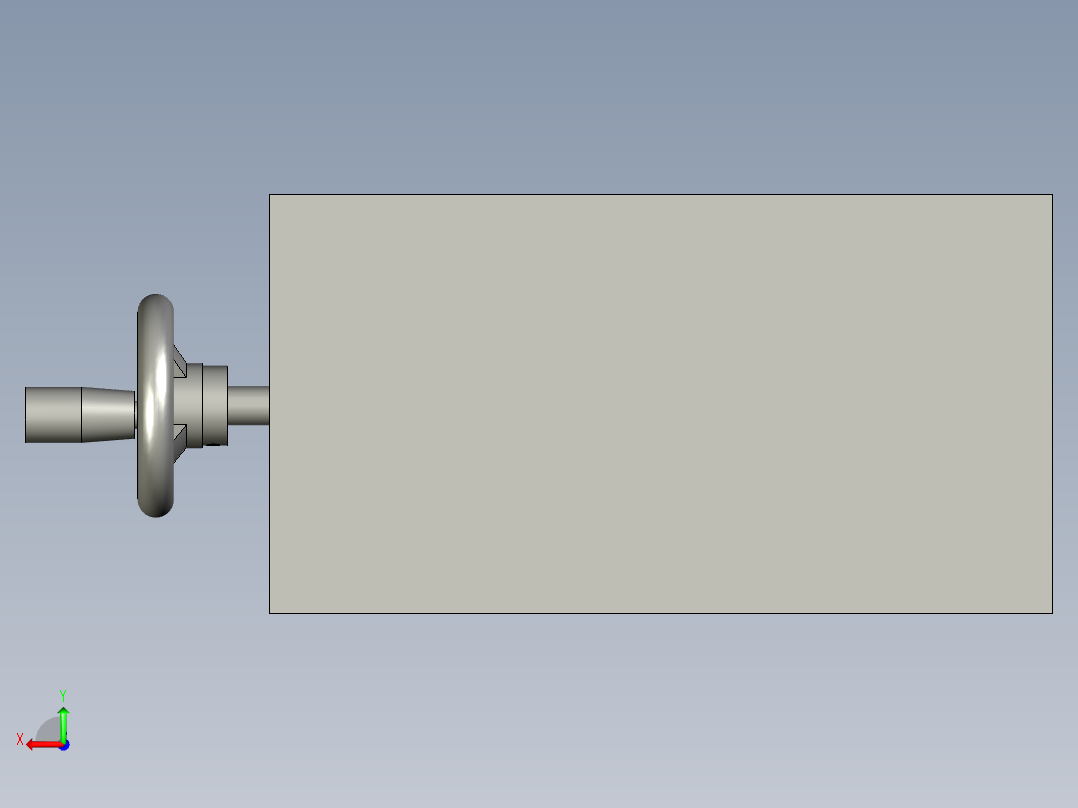 侧移动机构后视图