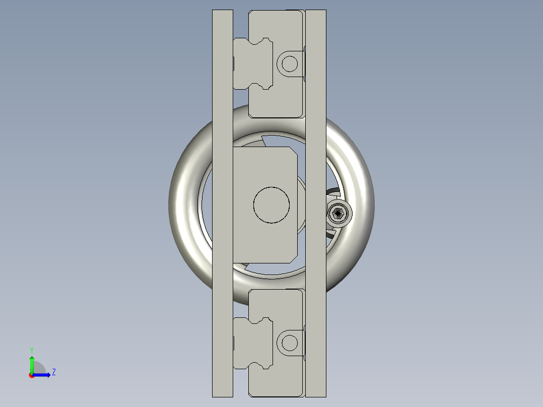 侧移动机构左视图