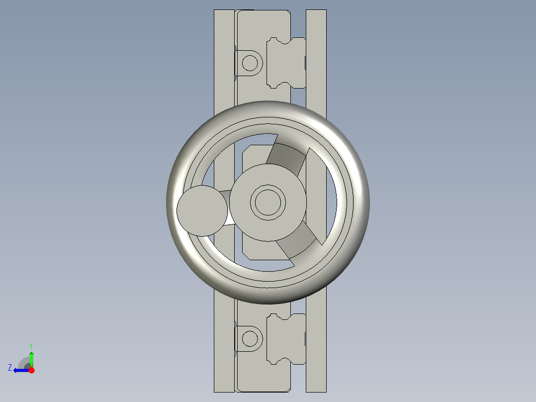 侧移动机构右视图