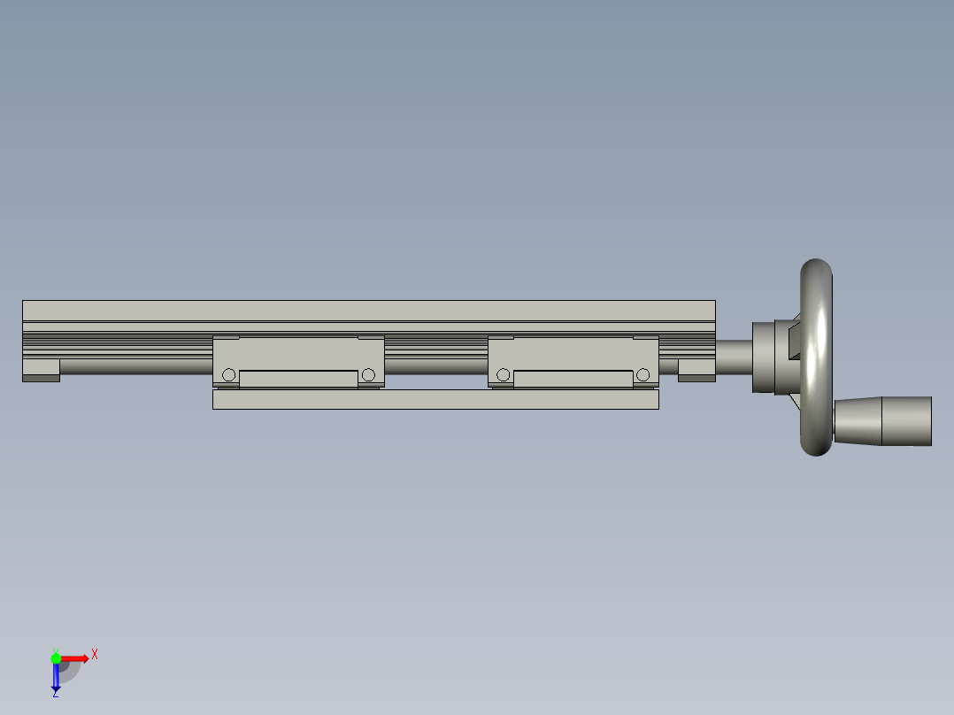 侧移动机构俯视图