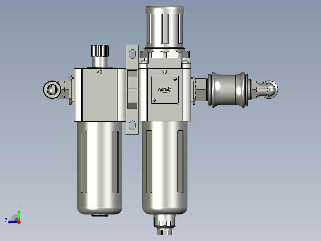 LXYC-BOSSNEW二联件部件右视图
