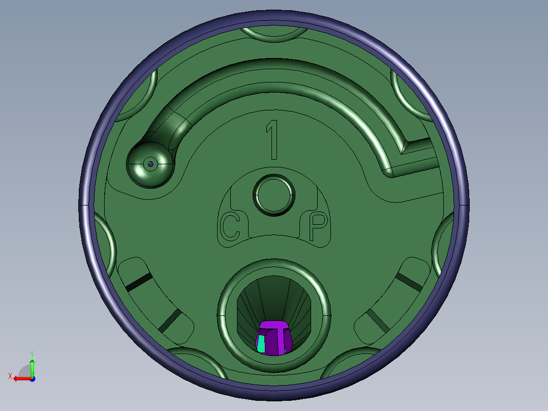 燃油泵总成的装置后视图
