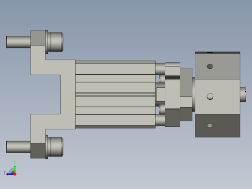 XM-02-03气缸旋转组件右视缩略图